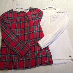 Two Vineyard Vines Girls Blouses